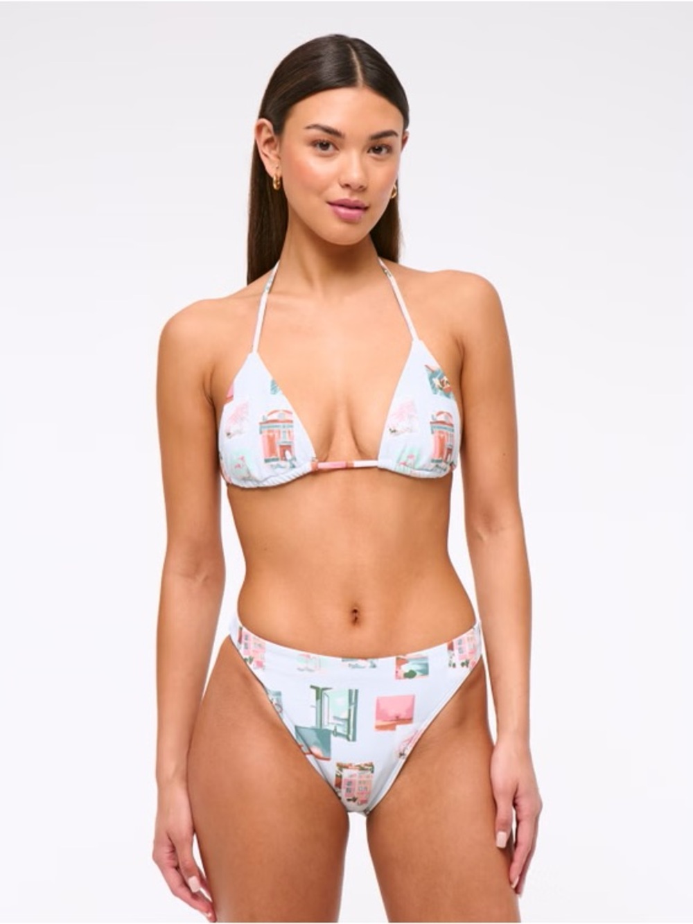 Abercrombie and Fitch L Blue Bikini
